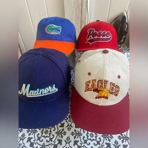 Bundle of 4 vintage hats one size fits all